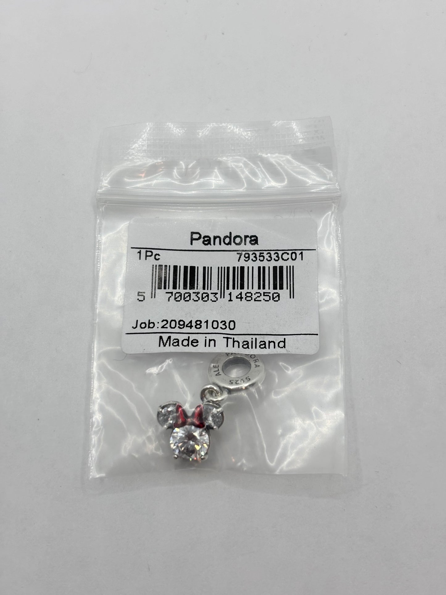 Pandora Disney Minnie Mouse Sparkling Gem Charm
