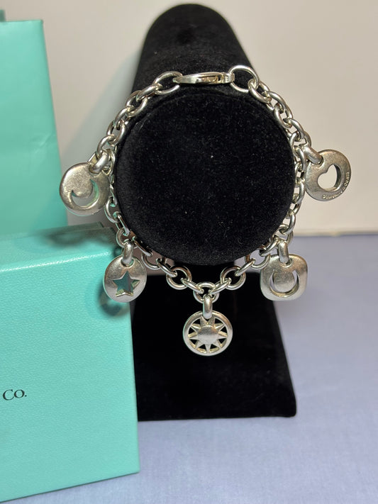 Tiffany & co Moon Charms Bracelet