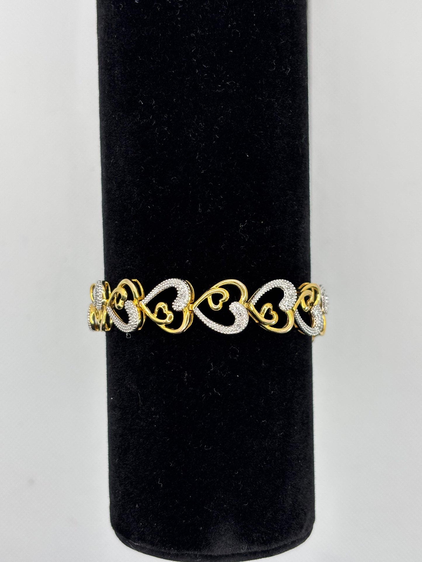 925 heart bracelet