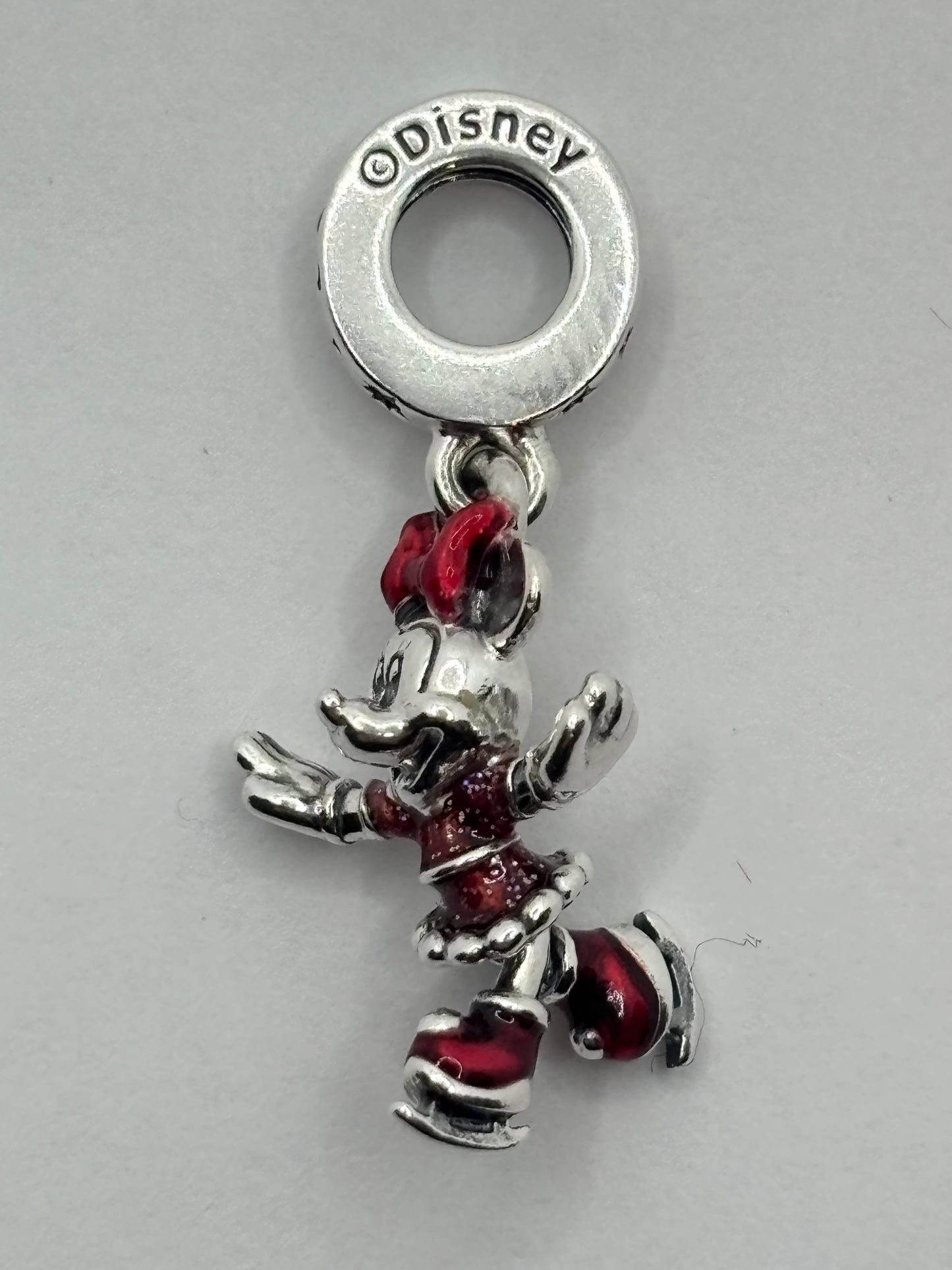 Pandora Disney Minnie Mouse ice skating charm