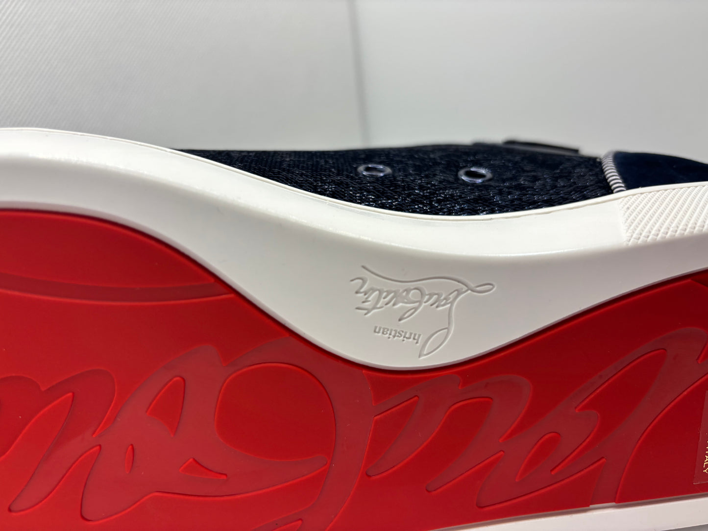 Christian Louboutin Louis Flat Strass Mix Swarovski Men's Sneaker EU Size 46